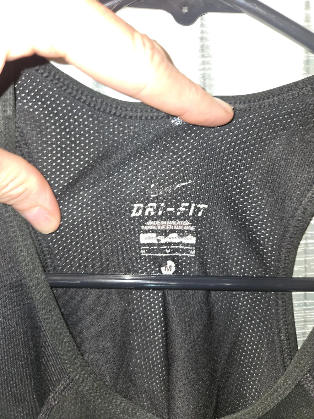 Nike Women’s Black Dri-FIT Performance Tank SIZE MEDIUM